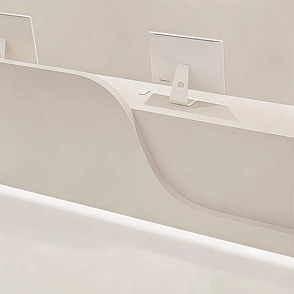 Rectangular Laminate Reception Desk