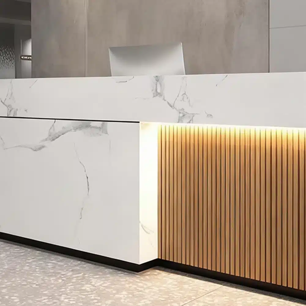 Simple Modern Company Hotel Reception Front Desk