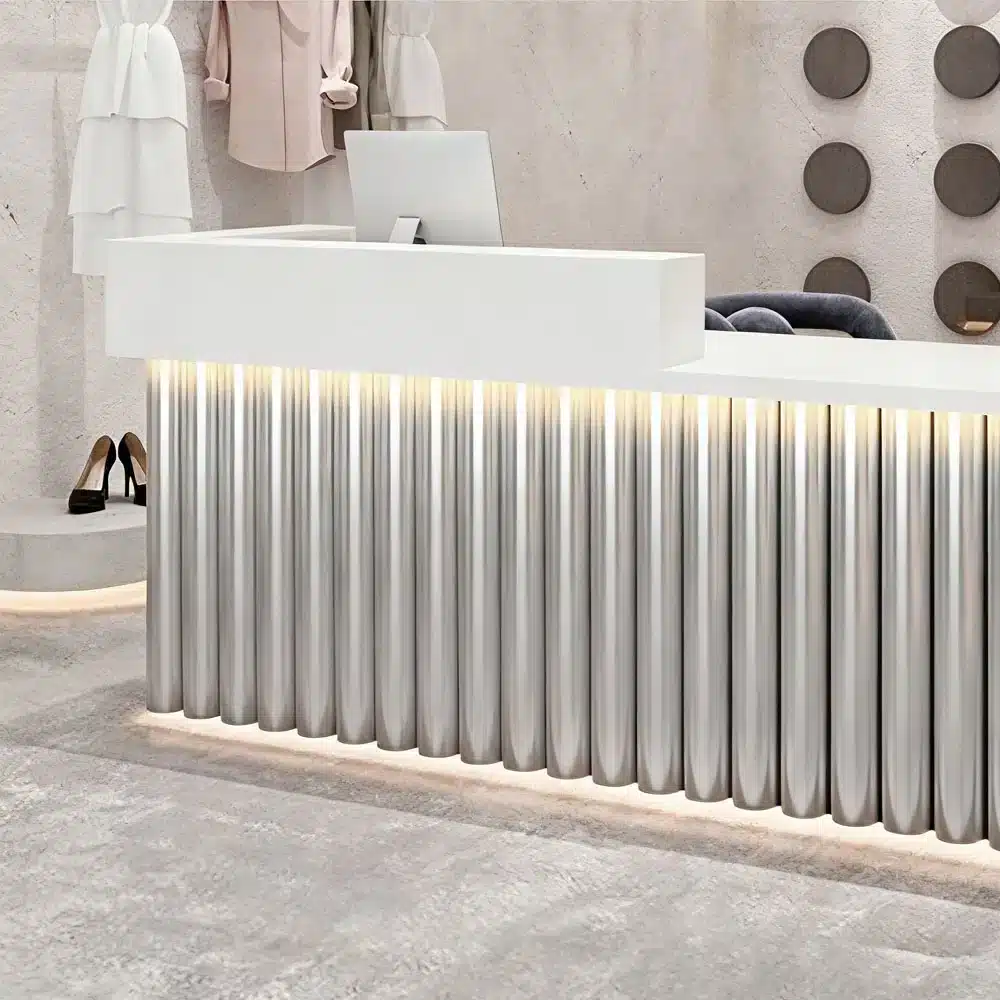 Stainless Steel Bar Checkout Counter - Maoters