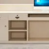 Rectangular Wood Reception Desk