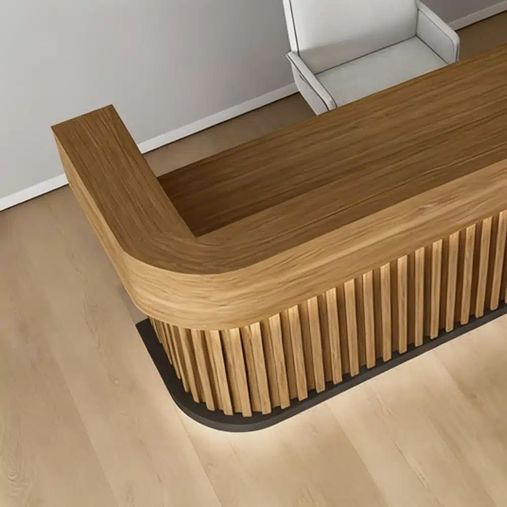 Chic Minimalist Reception Desk - Maoters