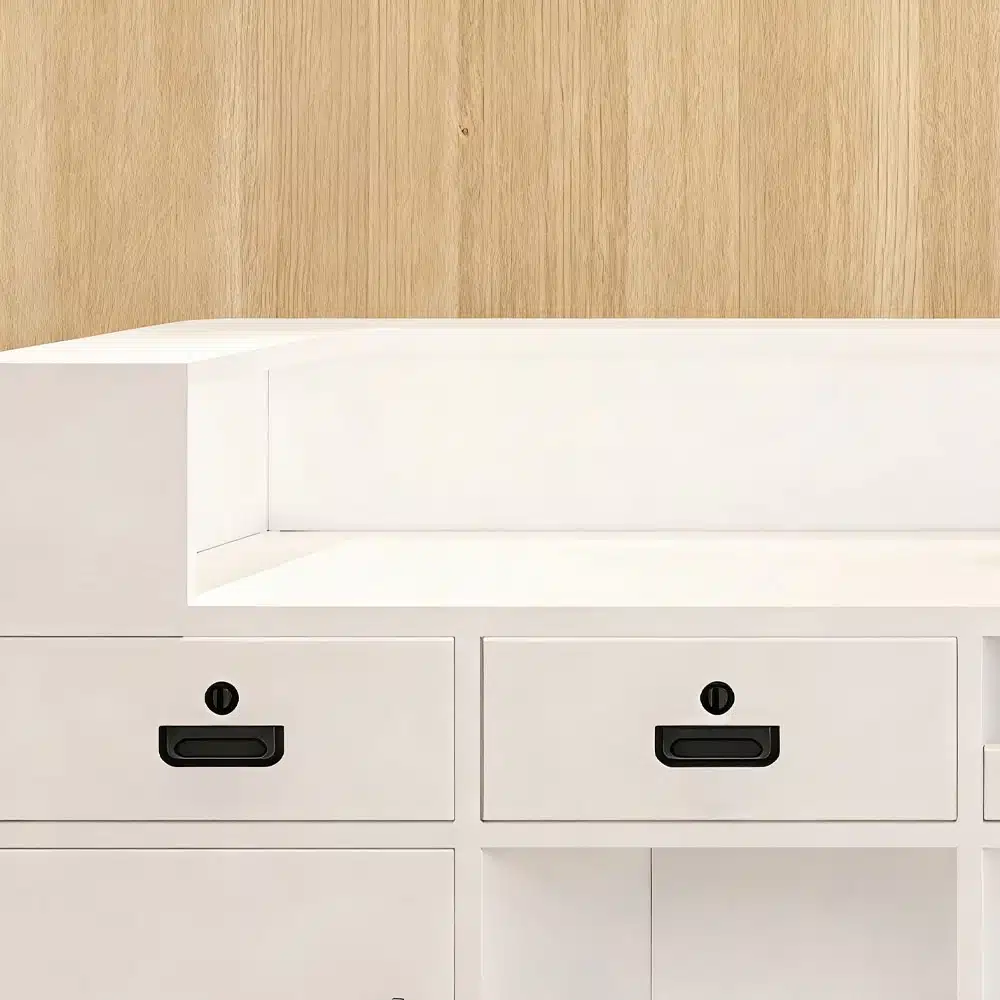 Modern Painted Reception Desk Modern Painted Reception Desk