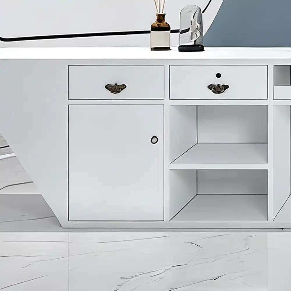 Stylish Reception Desk with Register Counter Storage Stylish Reception Desk with Register Counter Storage