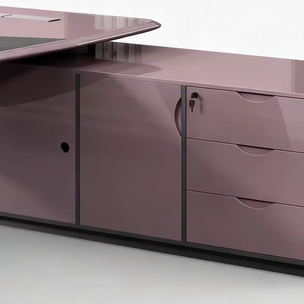 Stylish White Manager Desk - Modern Stylish White Manager Desk - Modern