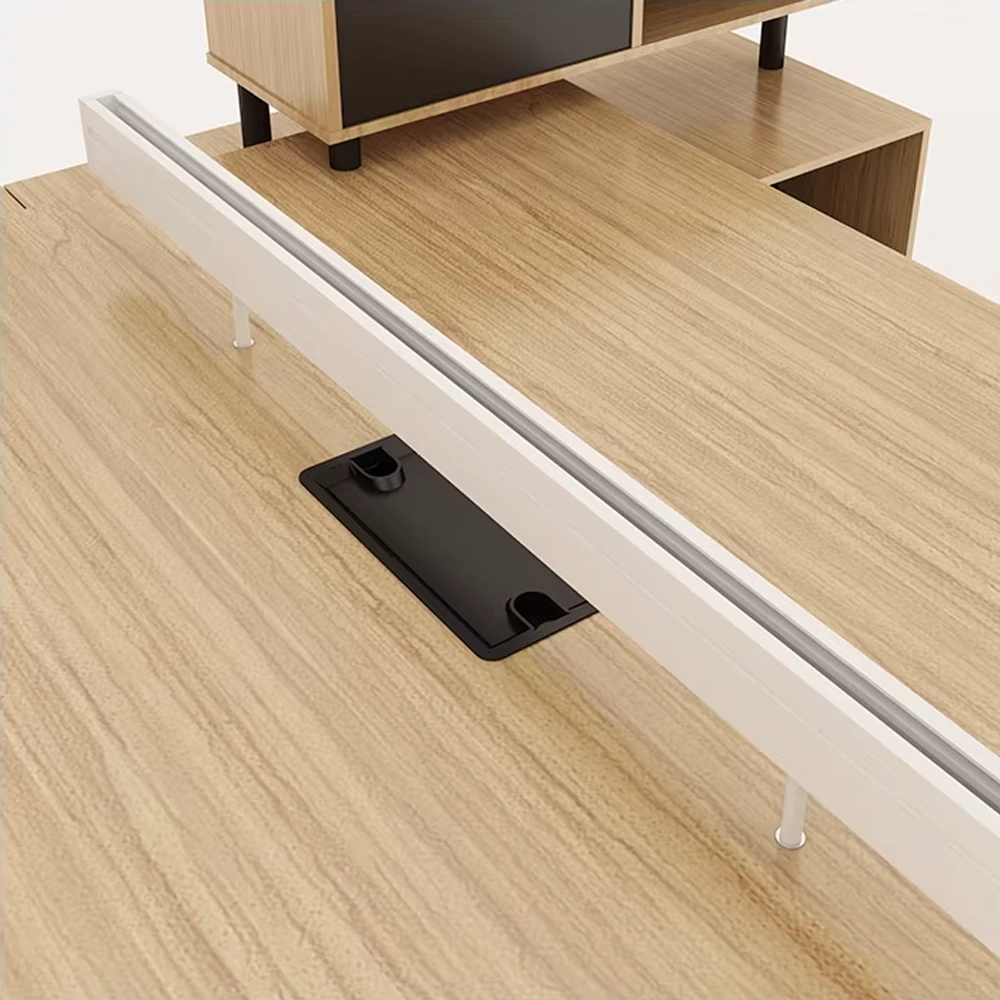 Simple Staff Desk, Free Combination - Steel Legs