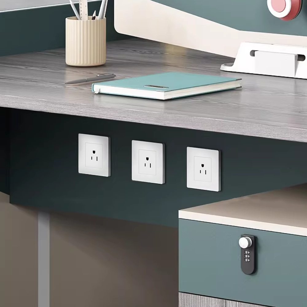 Staff Desk Filing Cabinet Combination