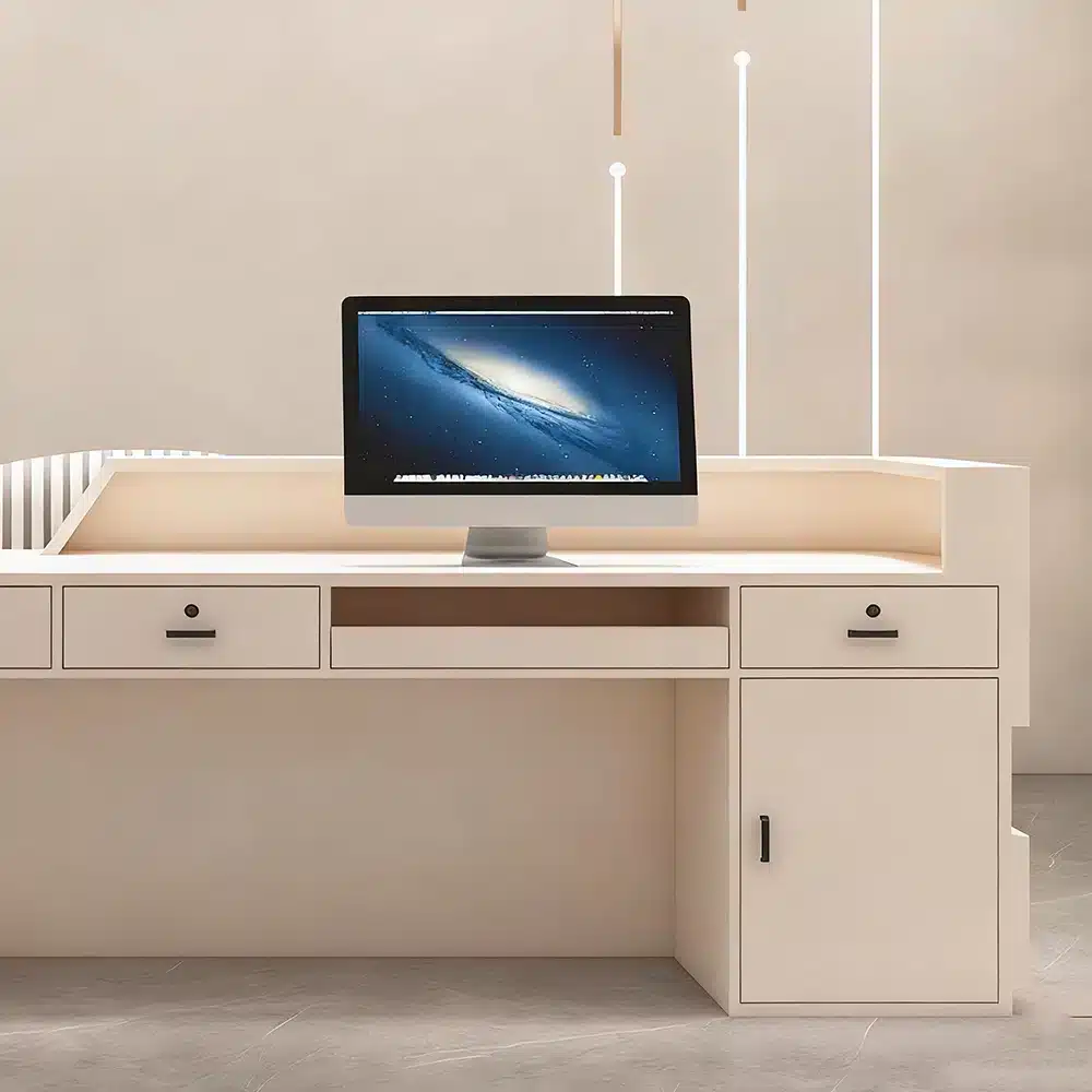 Simple Modern Creative Reception Desk