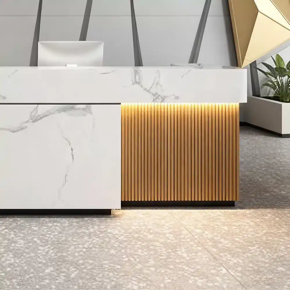 Simple Modern Company Hotel Reception Front Desk