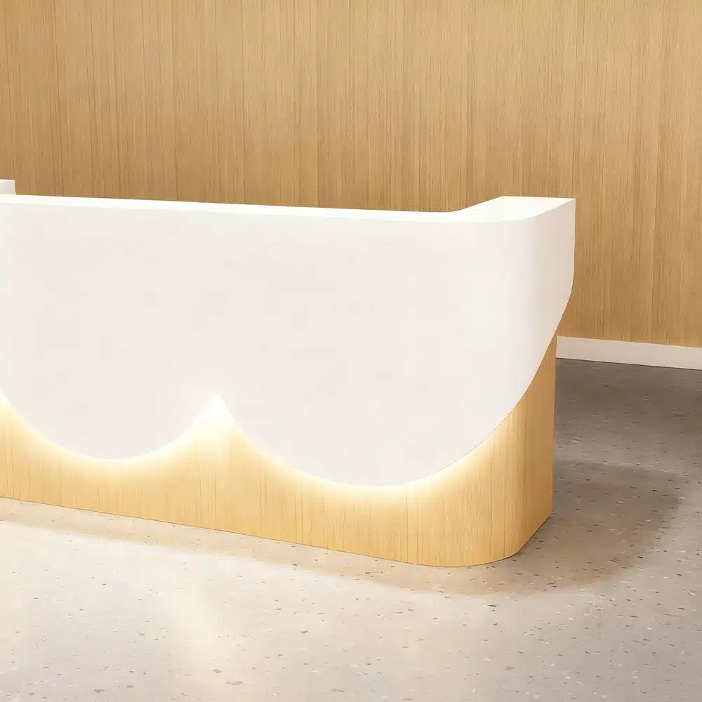 Modern Painted Reception Desk Modern Painted Reception Desk