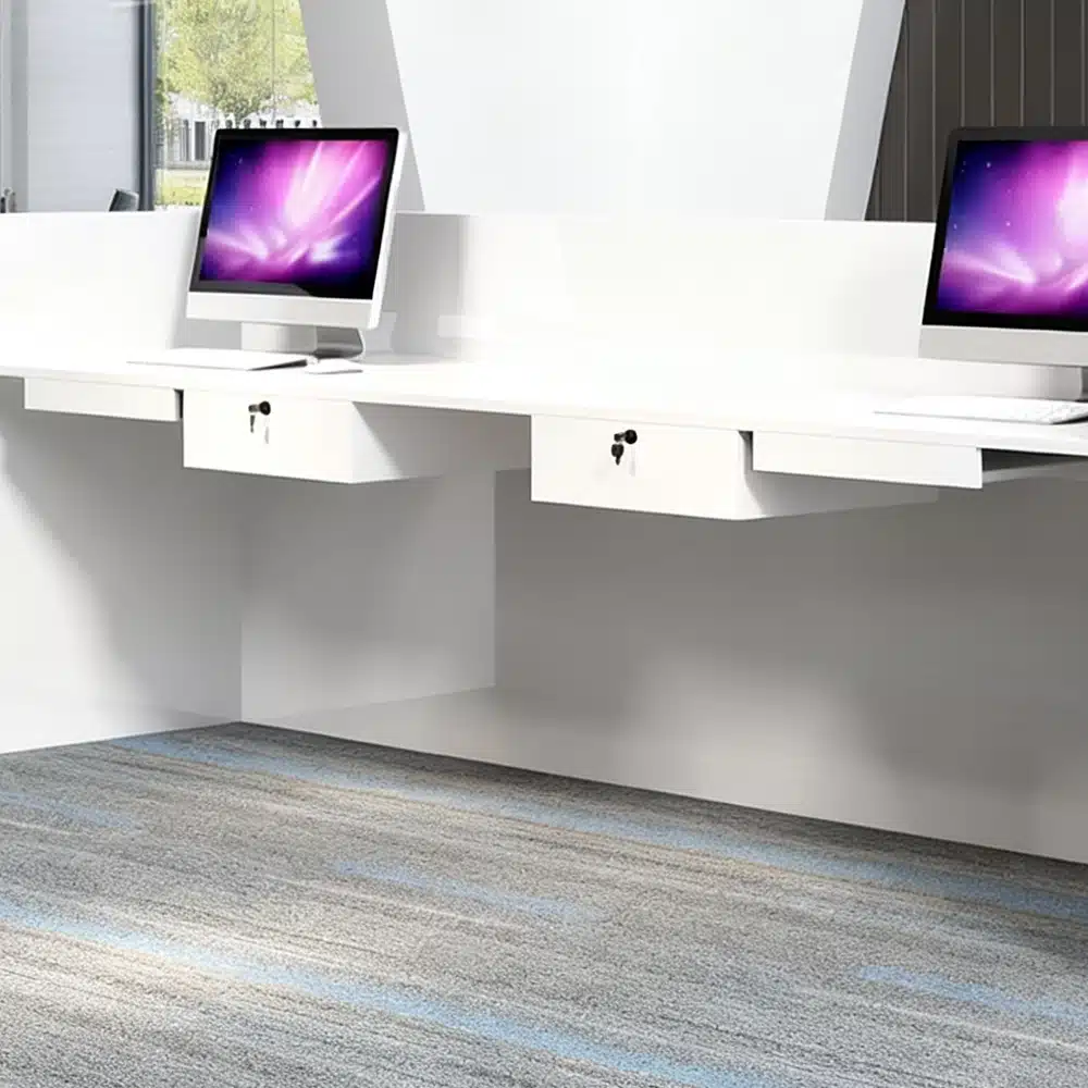 Simple Modern Lacquer Office Reception Desk