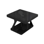 Business Office Sofa in Leather, Black - Maoters