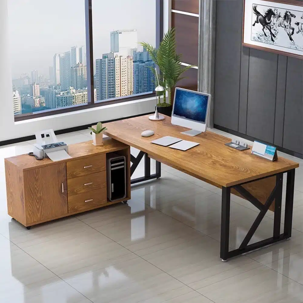 Sleek Modern Executive Desk Set - Maoters Sleek Modern Executive Desk Set - Maoters