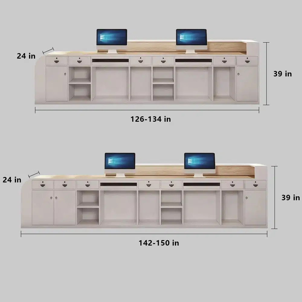 Modern Reception Desks - Office, Hotel & School Front Counter Modern Reception Desks - Office, Hotel & School Front Counter