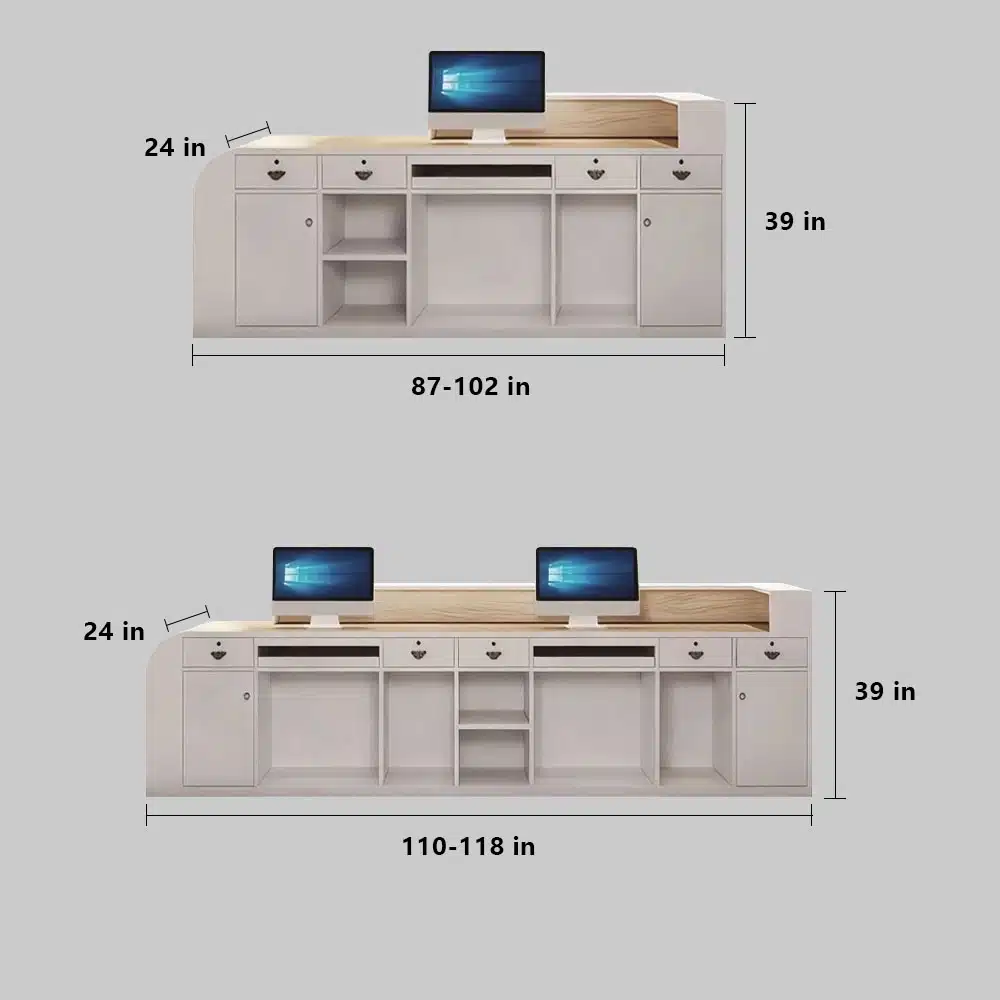 Modern Reception Desks - Office, Hotel & School Front Counter Modern Reception Desks - Office, Hotel & School Front Counter