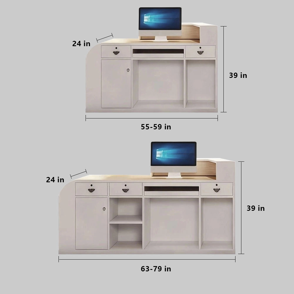Modern Reception Desks - Office, Hotel & School Front Counter Modern Reception Desks - Office, Hotel & School Front Counter