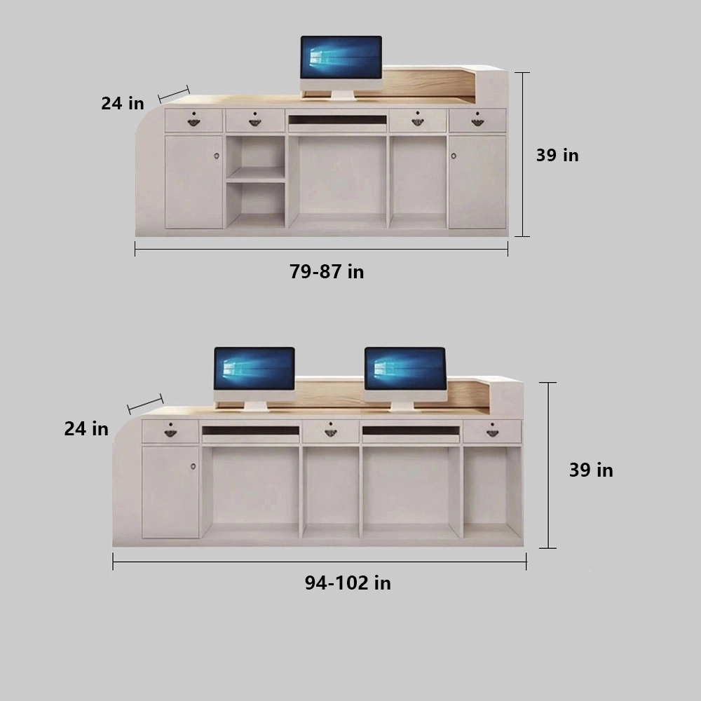 Modern Reception Desks - Office, Hotel & School Front Counter