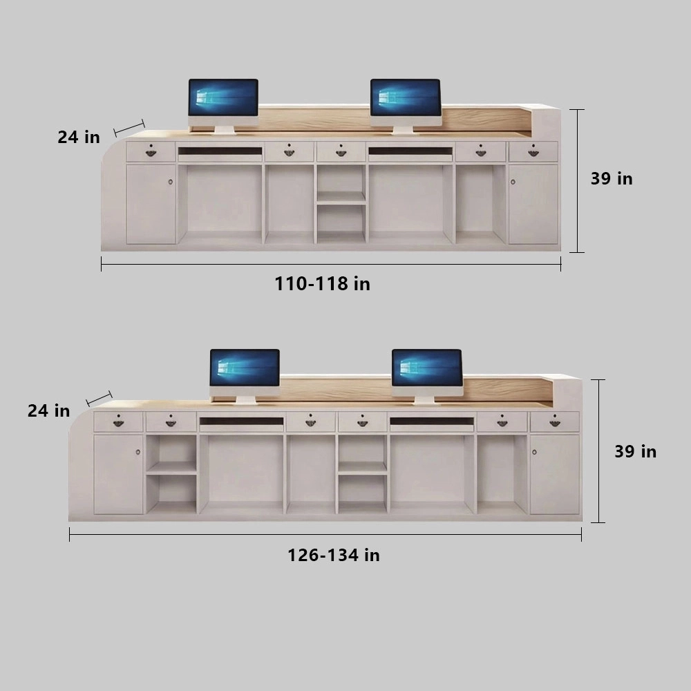 Modern Reception Desks - Office, Hotel & School Front Counter
