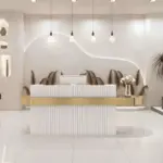 Modern Reception Desk - Boutique & Salon Counter