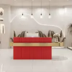 Modern Reception Desk - Boutique & Salon Counter