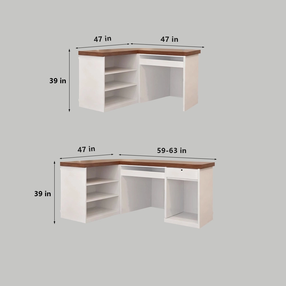 Wooden Boutique Counter - Cashier Desk