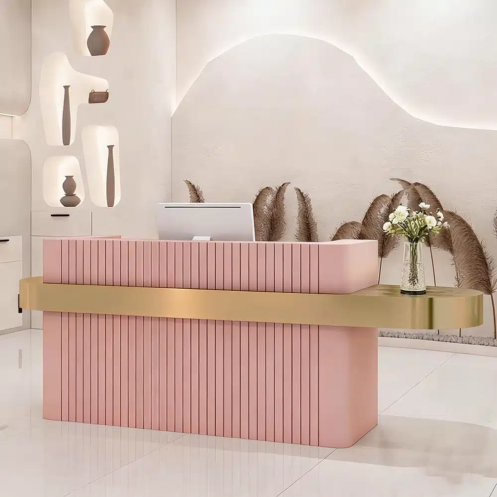 Modern Reception Desk - Boutique & Salon Counter