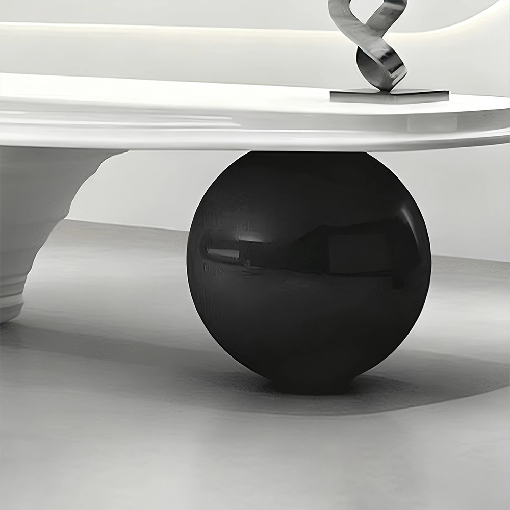 Modern Lacquer Reception Desk - Sales Center & Hotel Front Counter