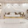 Modern Reception Desk - Boutique & Salon Counter