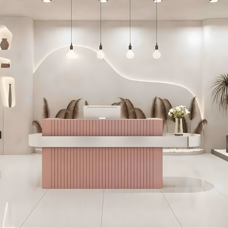 Modern Reception Desk - Boutique & Salon Counter