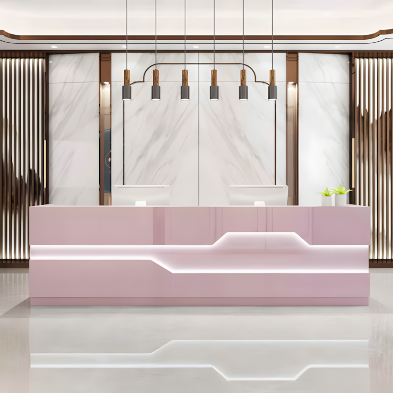 Modern Reception Desk - Office Cashier Counter