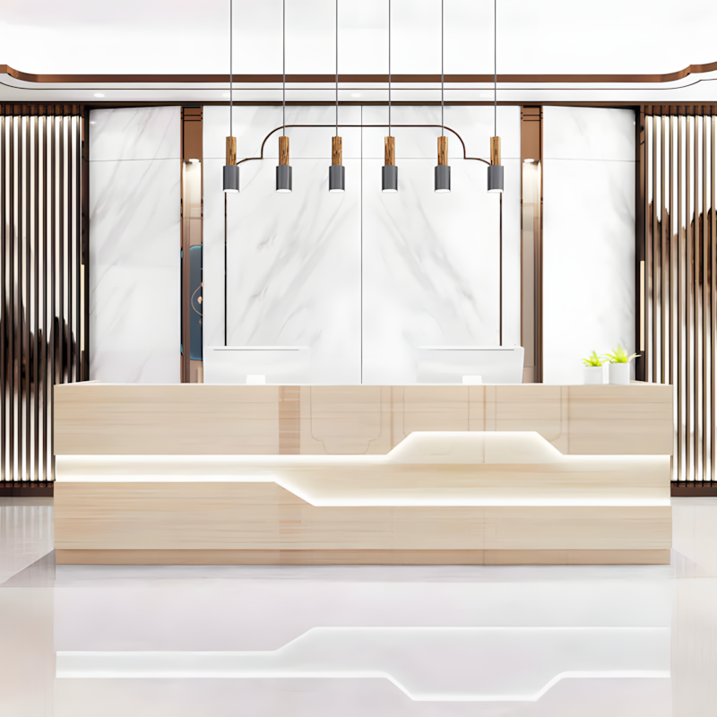 Modern Reception Desk - Office Cashier Counter