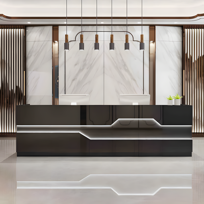 Modern Reception Desk - Office Cashier Counter