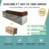 Vintage Faux Stone Cashier's Desk