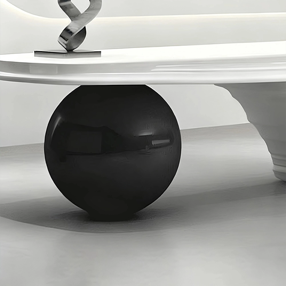 Modern Lacquer Reception Desk - Sales Center & Hotel Front Counter