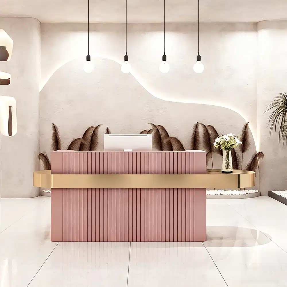 Modern Reception Desk - Boutique & Salon Counter