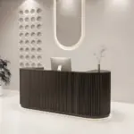 Cream Style Cashier Desk - Boutique Counter