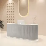 Cream Style Cashier Desk - Boutique Counter