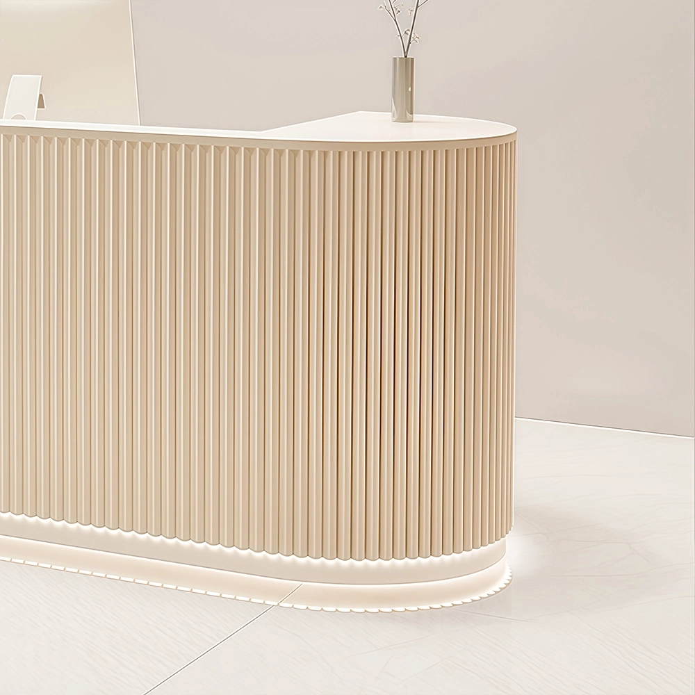 Cream Style Cashier Desk - Boutique Counter