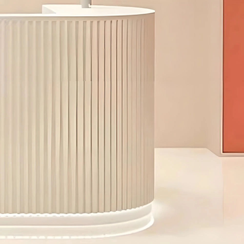 Cream Style Cashier Desk - Boutique Counter