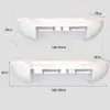 Curved Lacquer Reception Desk - Modern Hotel & Office Counte