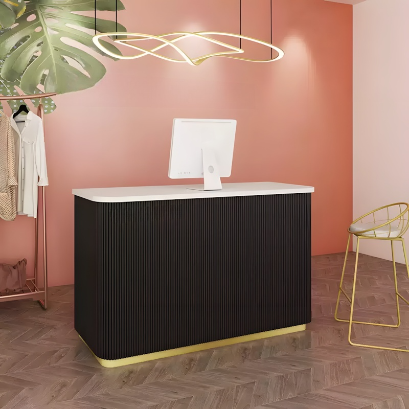 Compact Cashier Desk for Retail Stores