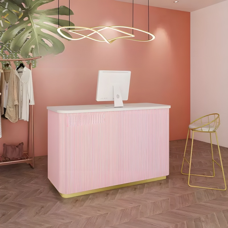 Compact Cashier Desk for Retail Stores
