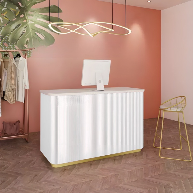Compact Cashier Desk for Retail Stores