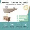 Curved Fiberglass Counter - Modern Reception Desk