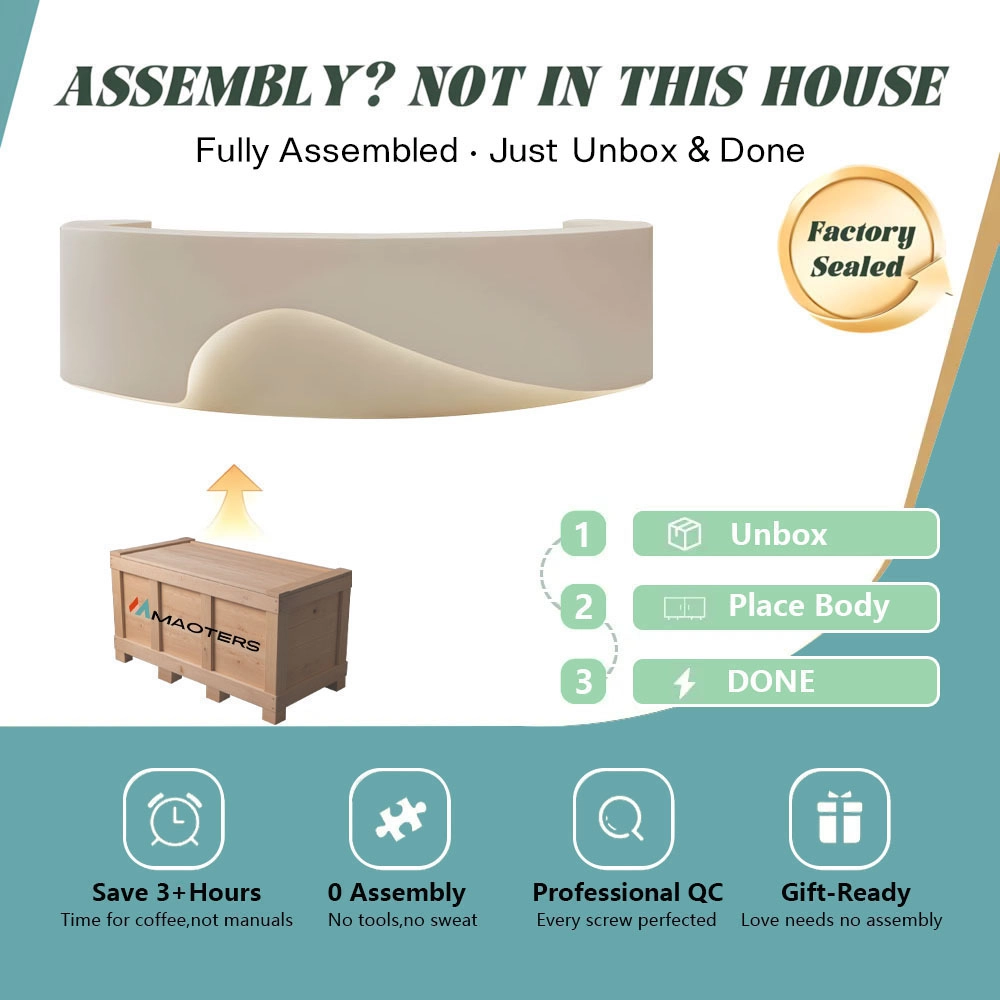 Curved Front Desk for Commercial Spaces Curved Front Desk for Commercial Spaces