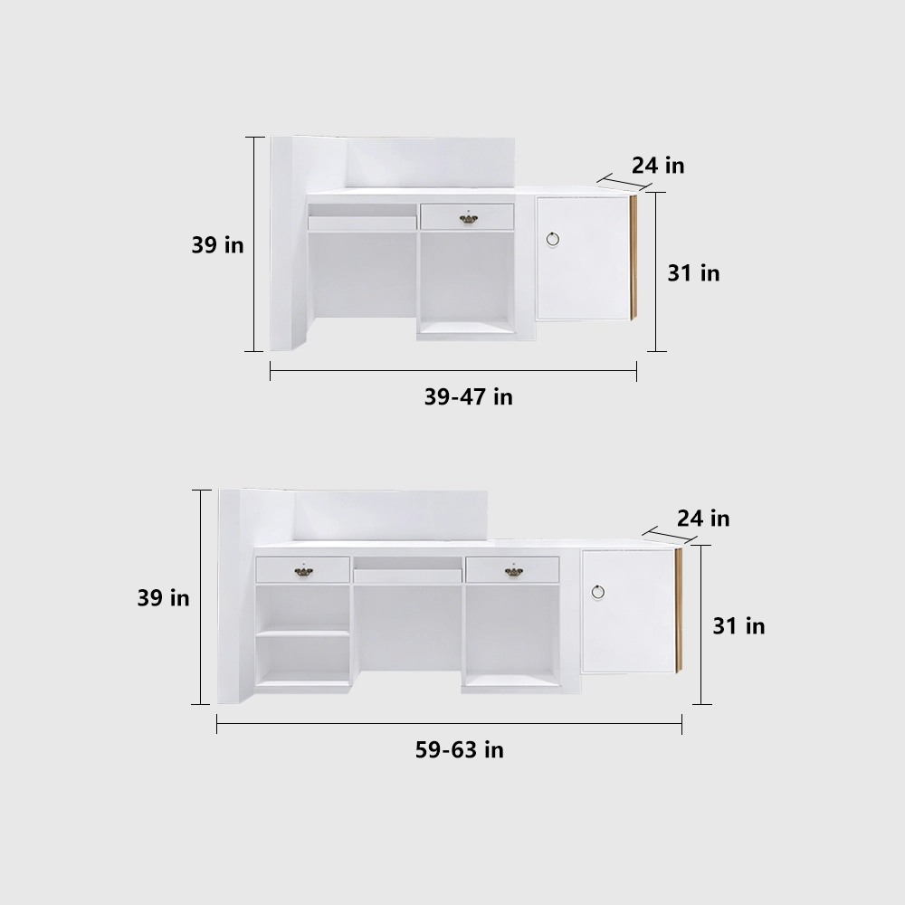 Modern Chinese Reception Desk - Salon & Office Front Counter Modern Chinese Reception Desk - Salon & Office Front Counter