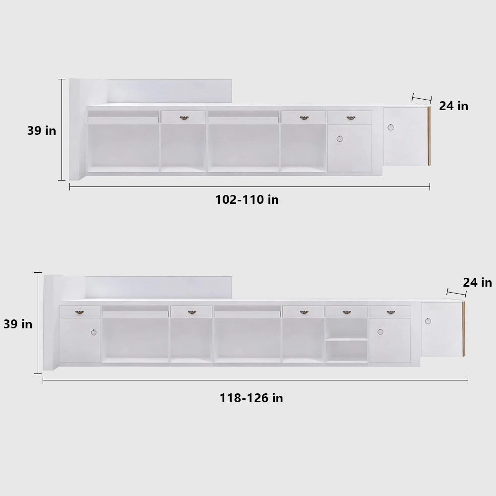 Modern Chinese Reception Desk - Salon & Office Front Counter Modern Chinese Reception Desk - Salon & Office Front Counter