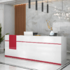 Modern Office Reception Desk - Compact & Stylish Front Counter