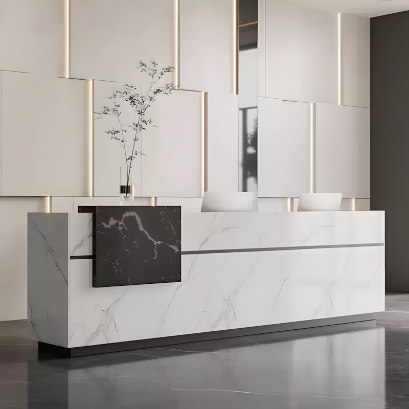 Multi-Functional Reception Desk for Businesses