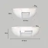 Curved Lacquer Reception Desk - Modern Hotel & Office Counte Curved Lacquer Reception Desk - Modern Hotel & Office Counte
