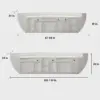 Modern Fiberglass Reception Desk - Curved Counter for Office Modern Fiberglass Reception Desk - Curved Counter for Office